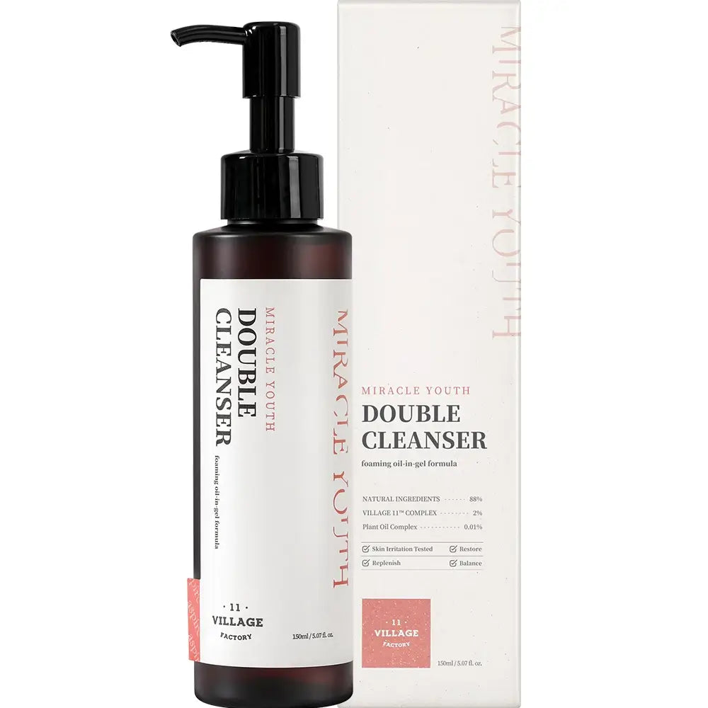 VILLAGE 11 FACTORY Miracle Youth Double Cleanser - spuma de curatare hidratanta - 150 ml