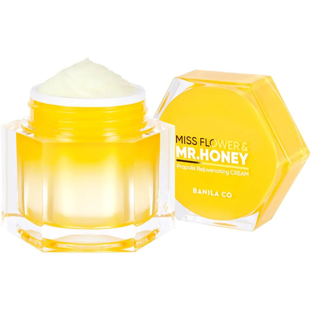 BANILA CO Miss Flower & Mr. Honey Gesichtscreme mit Propolis - Intensive Feuchtigkeit und Verjüngung mit Honig, 70 ml