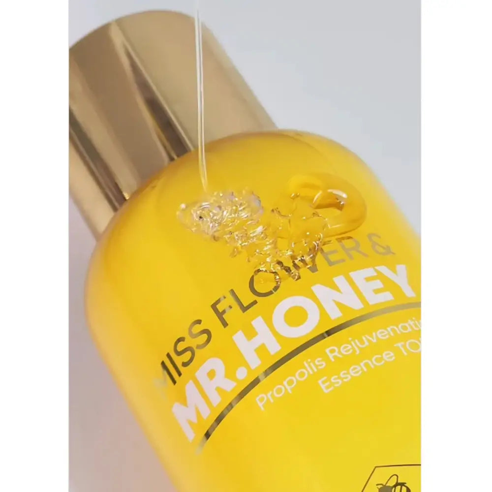 BANILA CO Miss Flower and Mr. Honey Propolis Verjüngender Toner - Gesichts-Toner mit Gelée Royale und Honig Propolis für Hautfeuchtigkeit und Komfort - 190 ml