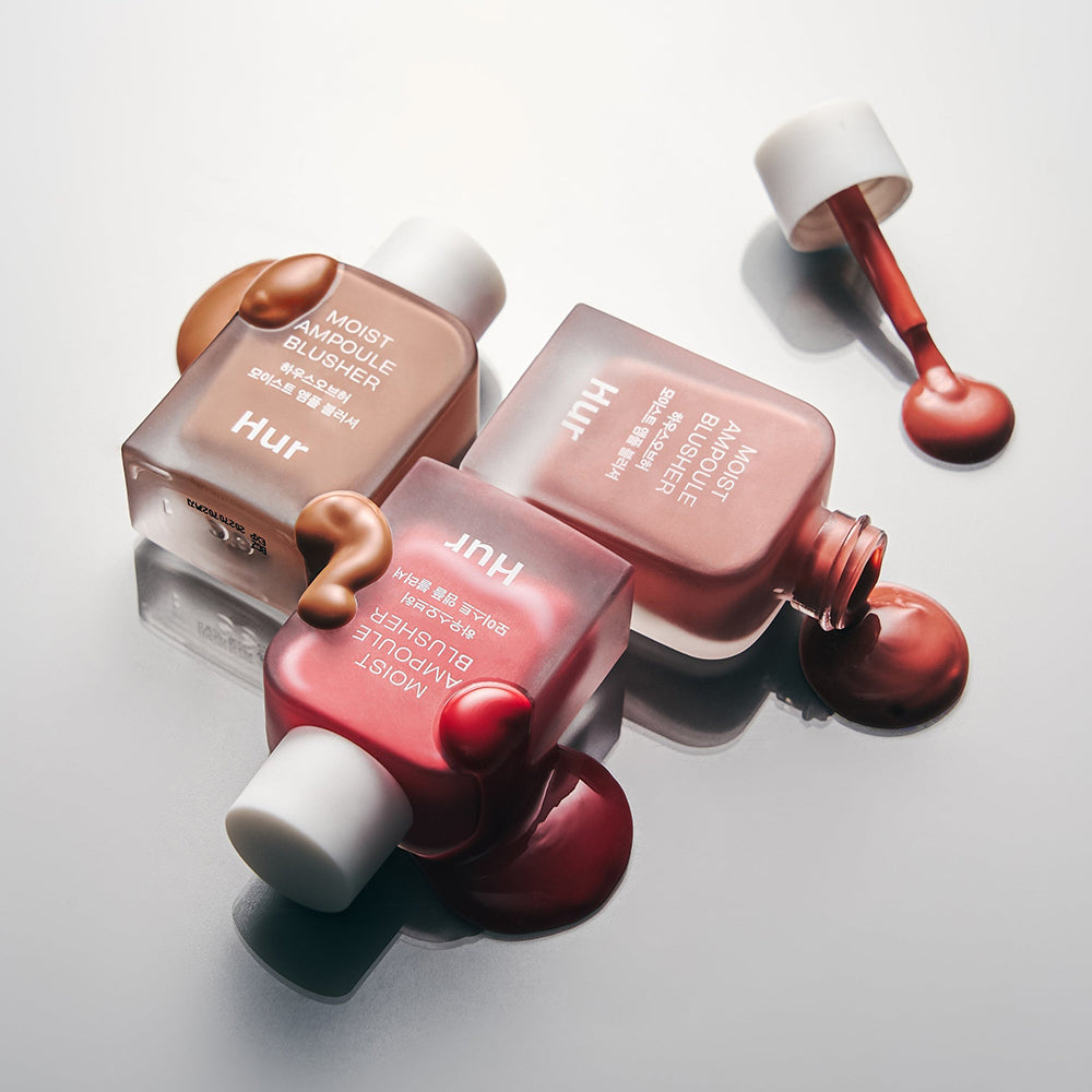 HOUSE OF HUR Moist Ampoule Blusher Mini - fard de obraz lichid cu textura usoara tip ser, care contribuie la oferirea pielii unui plus natural de culoare si luminozitate si la mentinerea confortului pielii - 10 ml - 05 Peach Coral