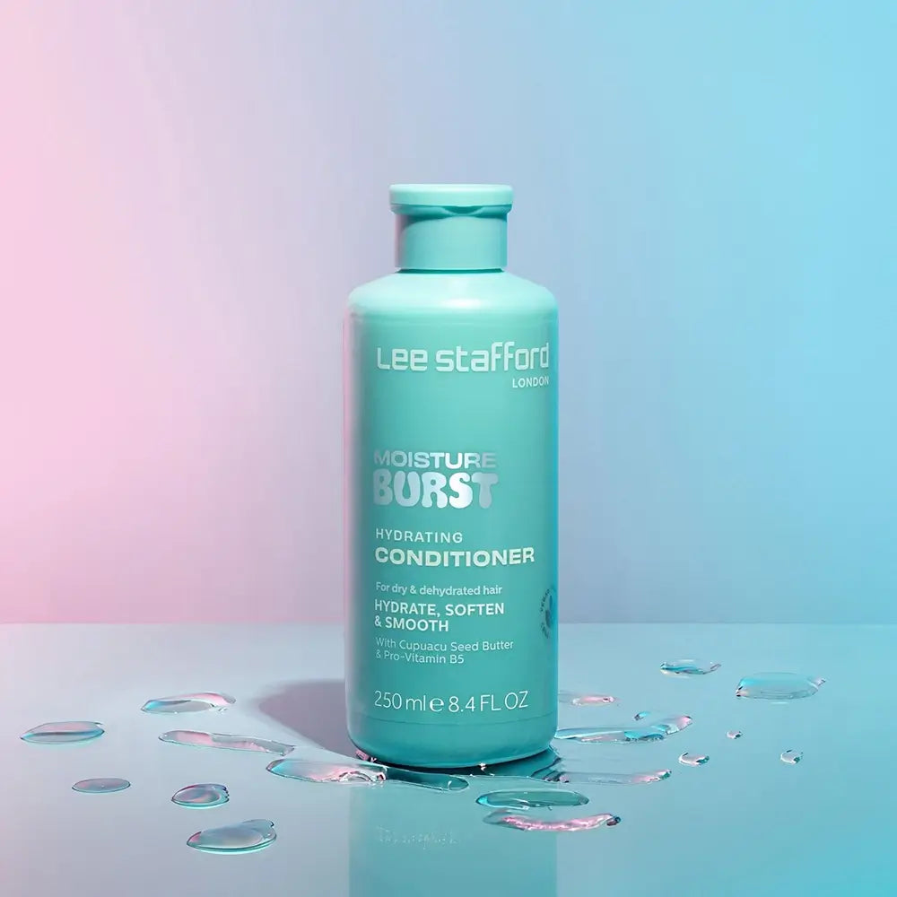 LEE STAFFORD Moisture Burst Hydrating Conditioner - Balsam pentru hidratare cu unt de semințe de Cupuacu și Pro Vitamina B5, pentru păr uscat și fragil - 250 ml
