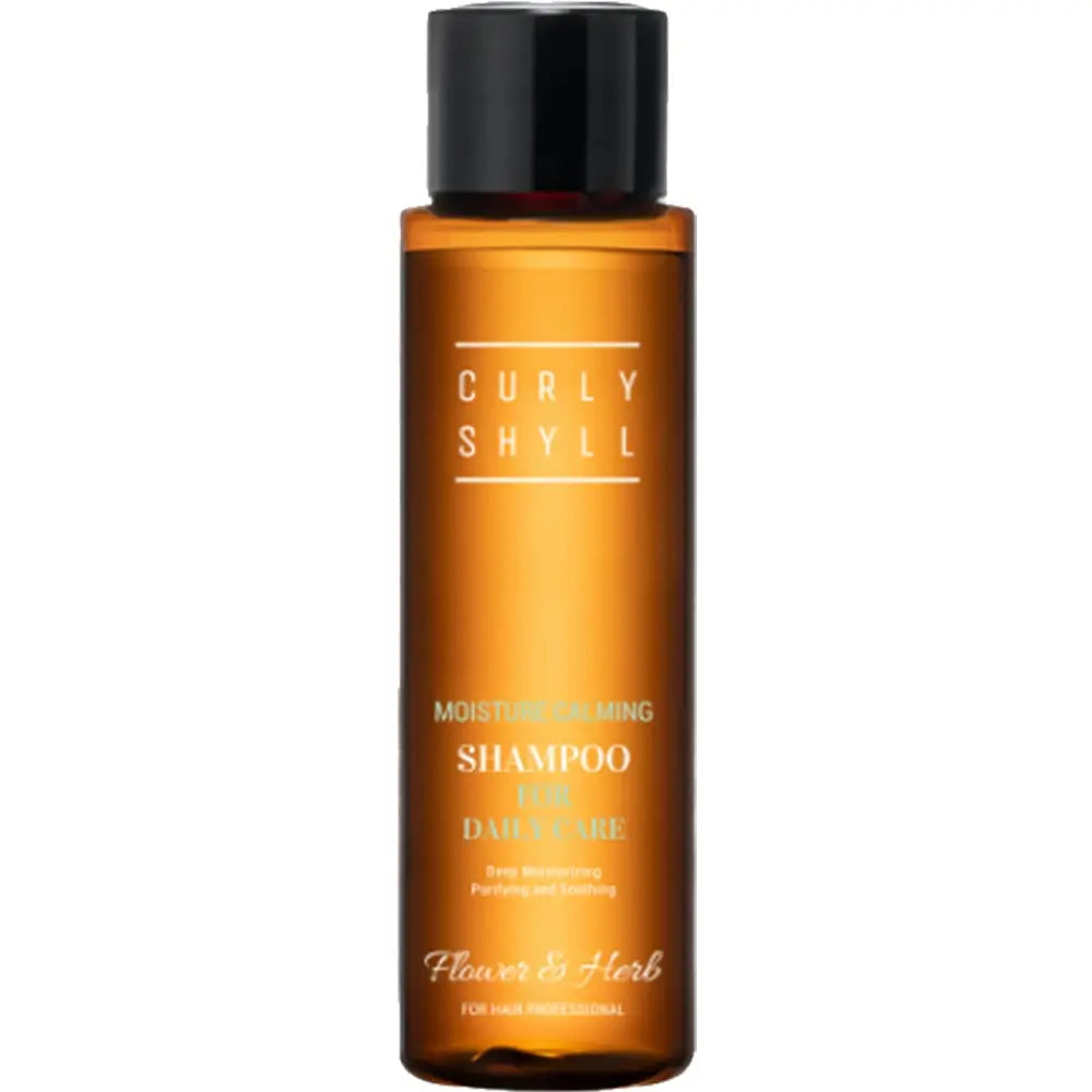 CURLY SHYLL Moisture Calming - Shampoo formuliert mit Blütenkallus-Extrakt und Propolis, zur Feuchtigkeitsversorgung des Haares und Beruhigung empfindlicher Kopfhaut - 50 ml