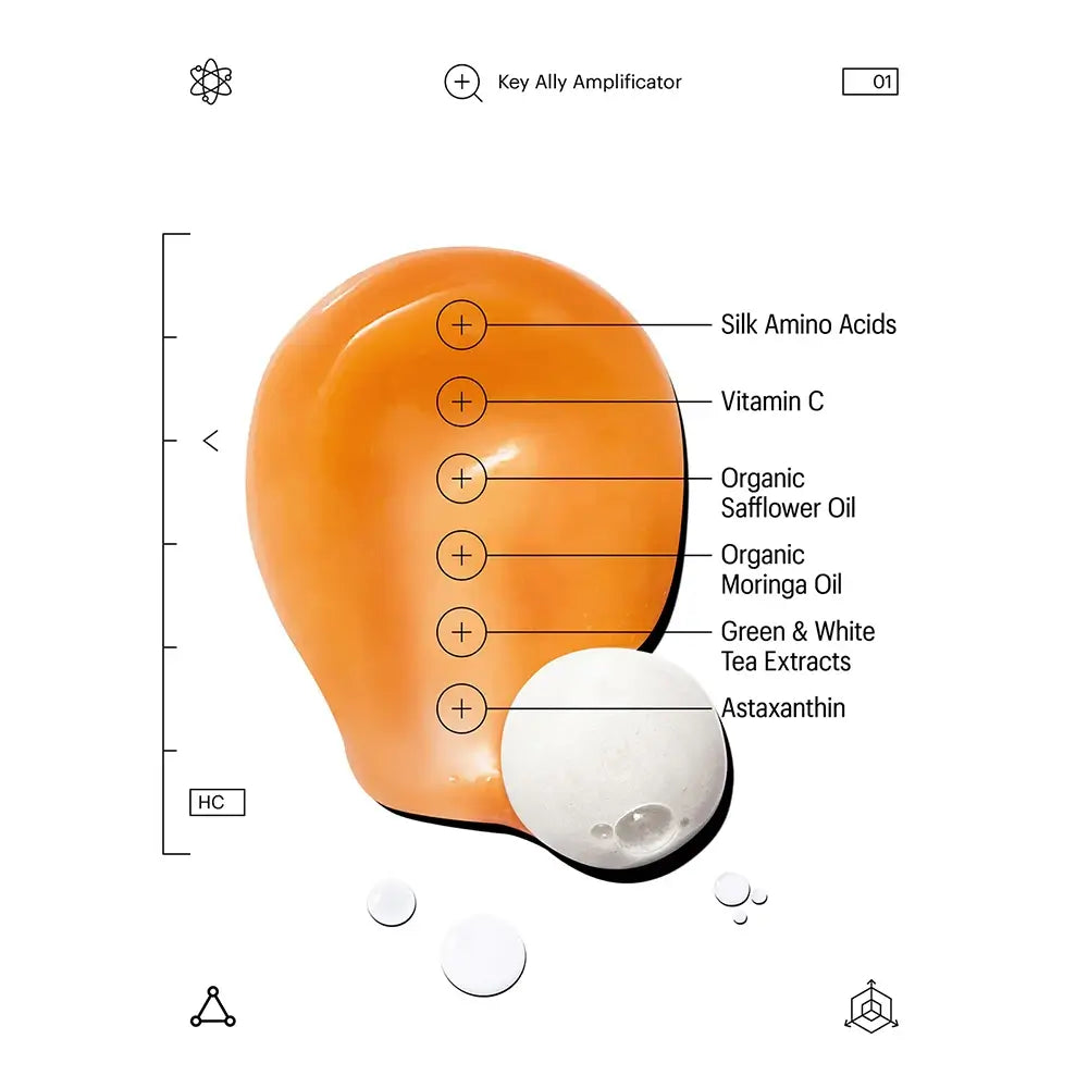 ALLIES OF SKIN Molecular Silk Reinigungsgel Feuchtigkeitsspendend Revitalisierend und Aufhellend - Sanfte Reinigung und Tiefenfeuchtigkeit