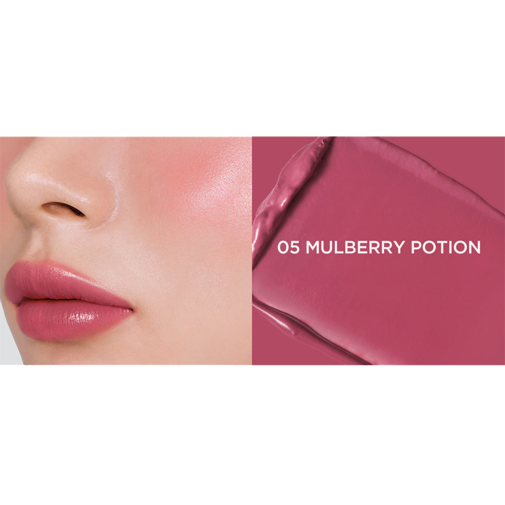 TIRTIR Mood Glider Lippen- und Rouge-Stift, 05 Mulberry Potio, 3,8 g