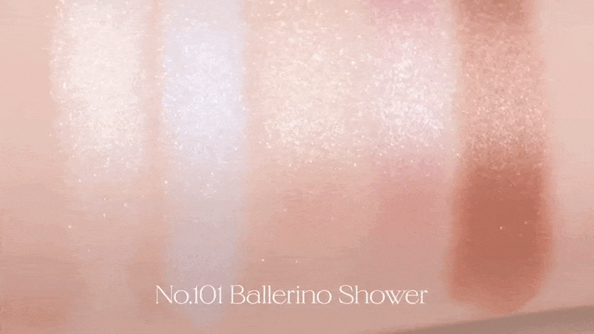 UNLEASHIA Mood Shower Face Palette - No. 101 Ballerino Shower