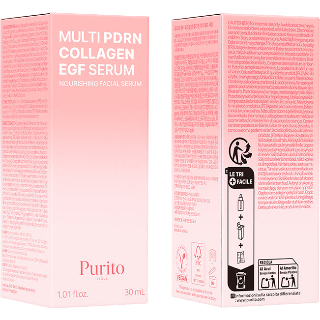 Multi PDRN Kollagen EGF Serum Gesichtsserum 30 ml