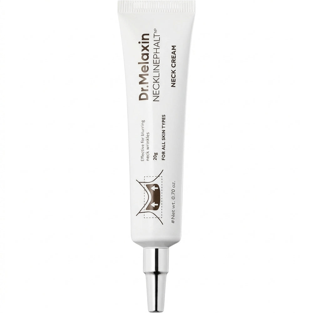 Dr. Melaxin Necklinephalt Halscreme - Gesichtscreme formuliert mit Bio-Spicula und Linefill, die zur Erscheinung von Halslinien beitragen und den Hautkomfort erhalten - 20 ml