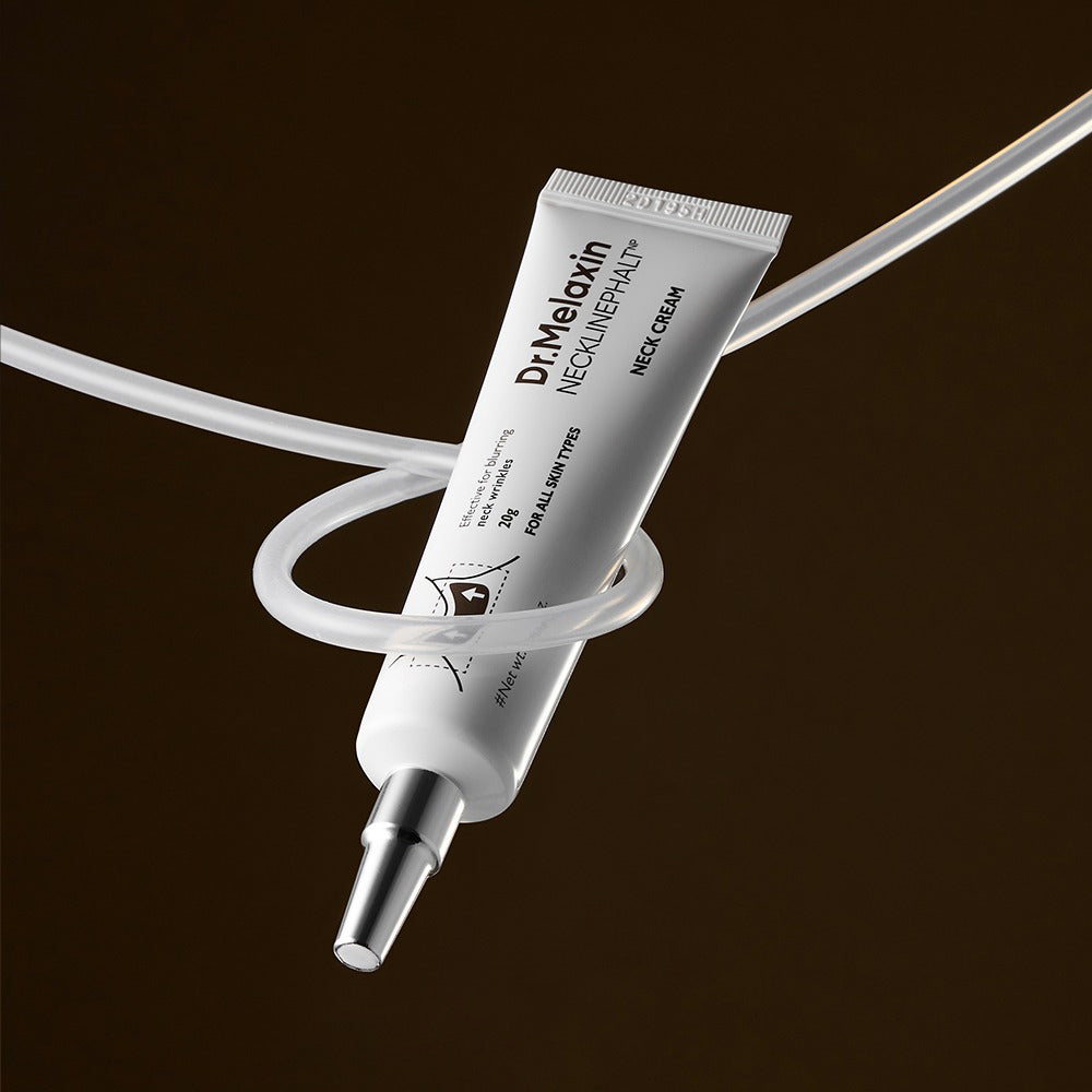 Dr. Melaxin Necklinephalt Halscreme - Gesichtscreme formuliert mit Bio-Spicula und Linefill, die zur Erscheinung von Halslinien beitragen und den Hautkomfort erhalten - 20 ml