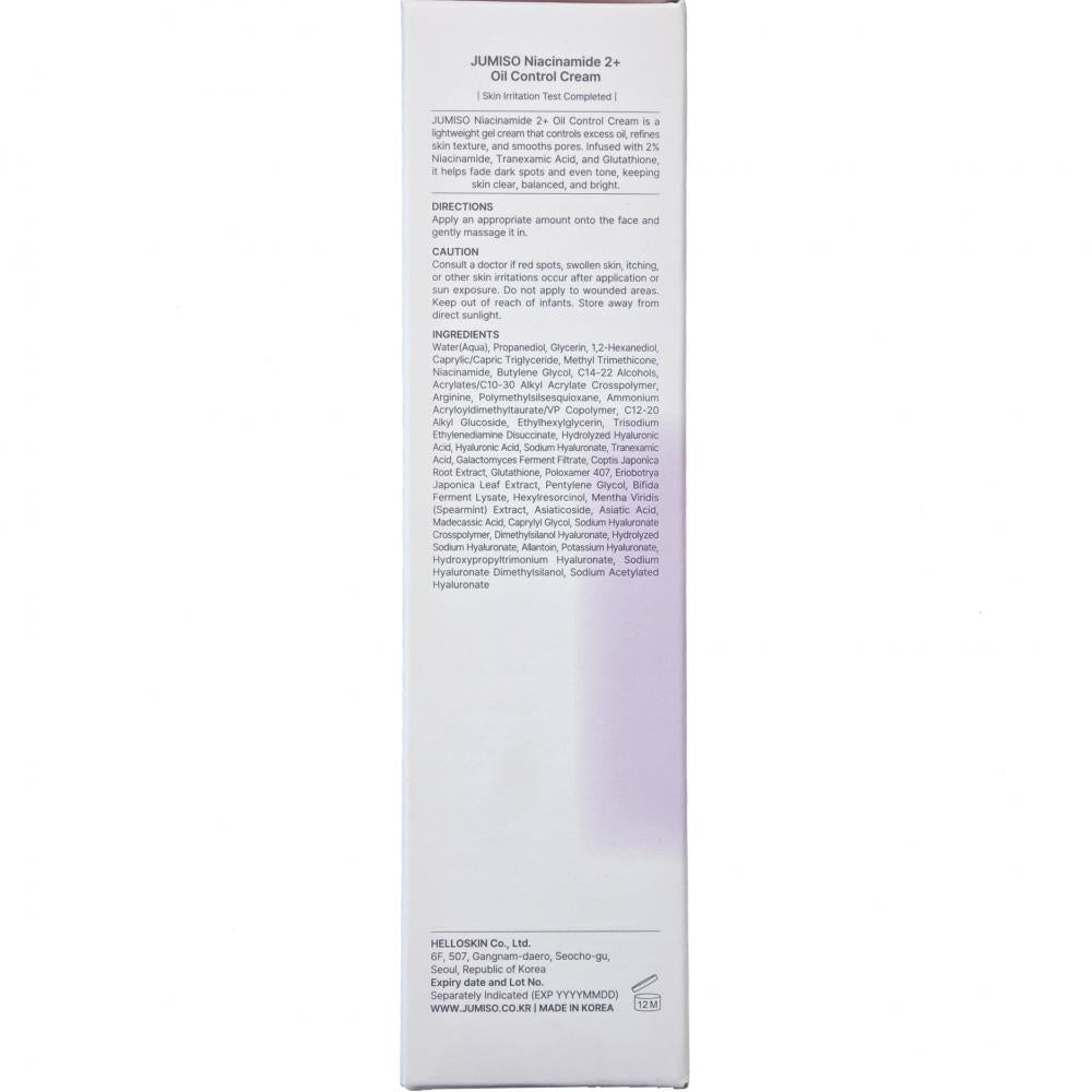 JUMISO Niacinamide 2+ Öl-Kontrollcreme 80 ml