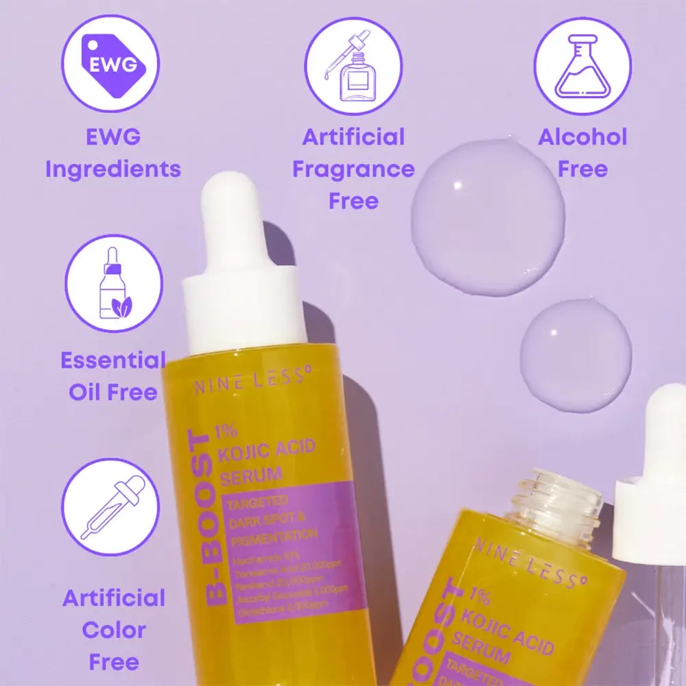 Verpackung des NINELESS B-Boost Serums	