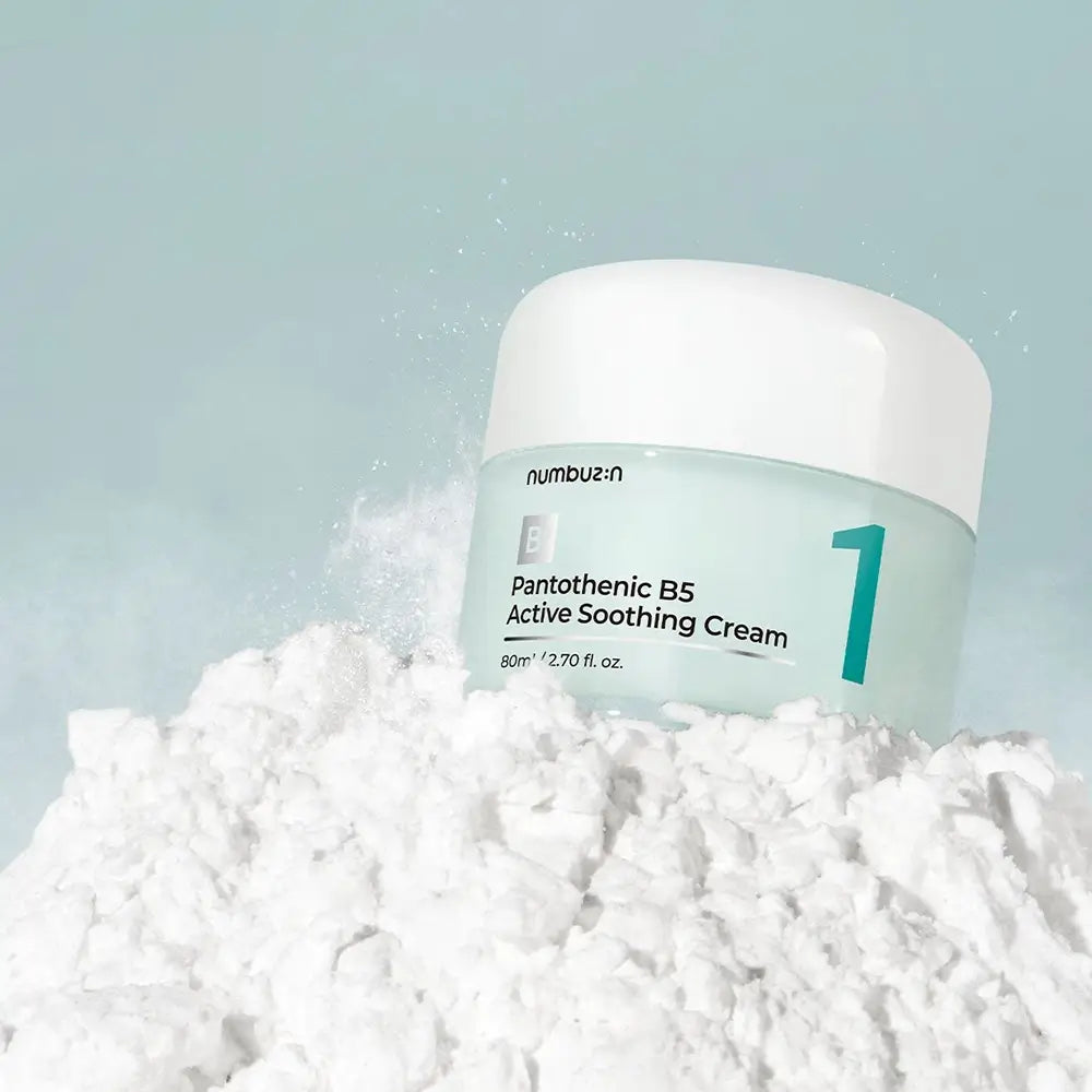 NUMBUZIN Nr.1 Pantothenic B5 Beruhigende Gesichtscreme 80 ml - Intensive Feuchtigkeit und Talgkontrolle