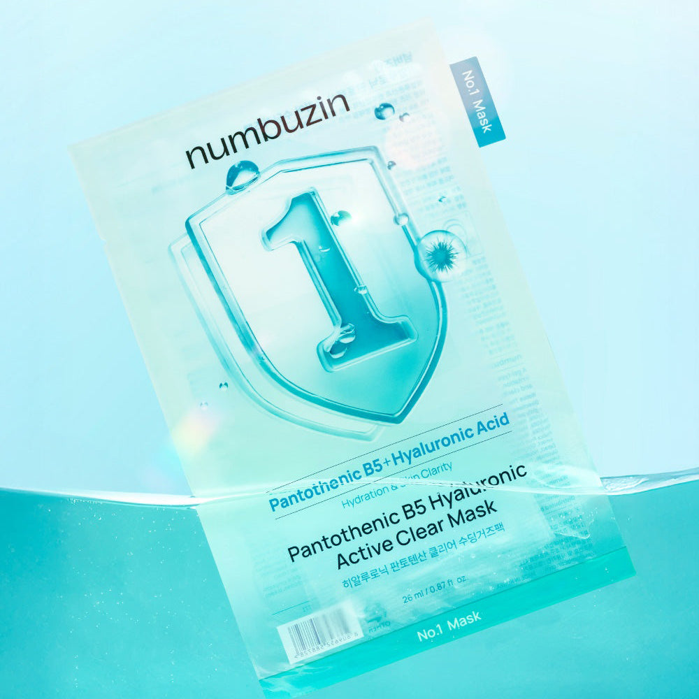 NUMBUZIN No.1 Pantothensäure B5 Hyaluronsäure Active Clear Maske