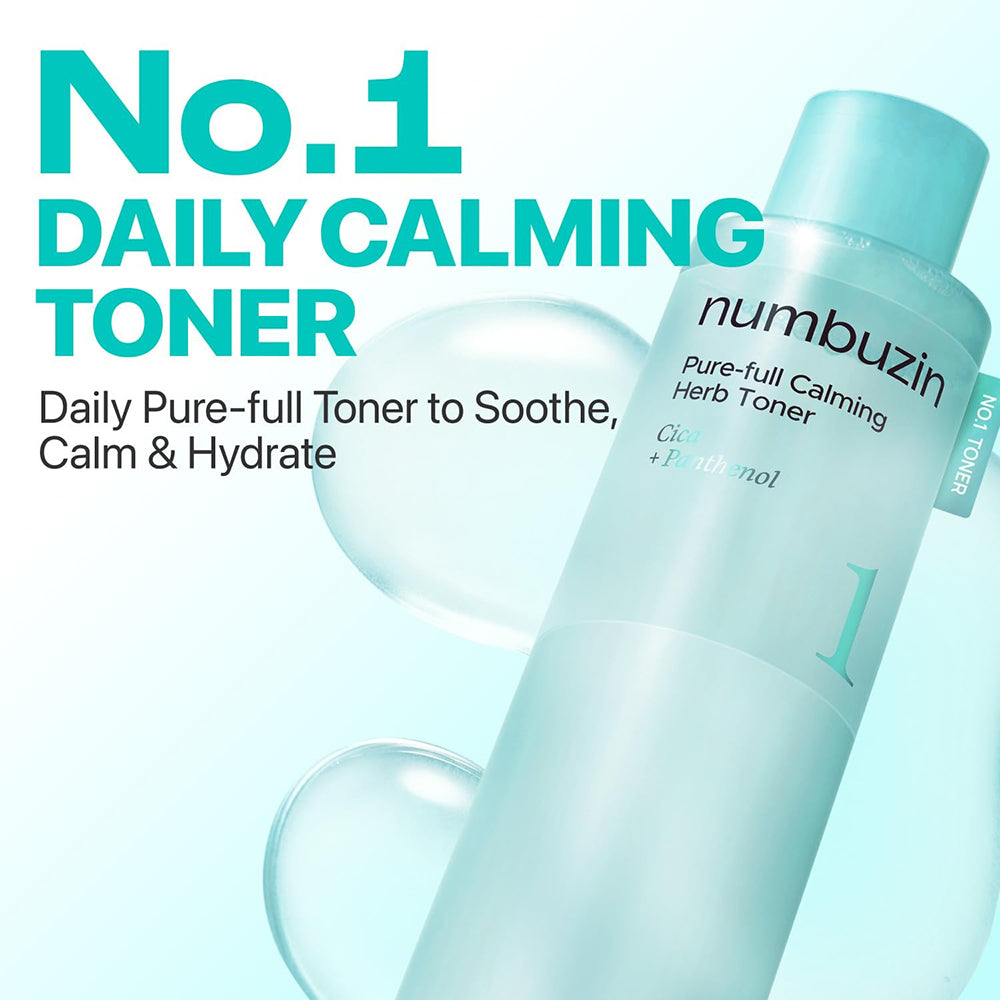 NUMBUZIN Nr. 1 Pure-Full Toner Beruhigendes Gesichtswasser 300 ml