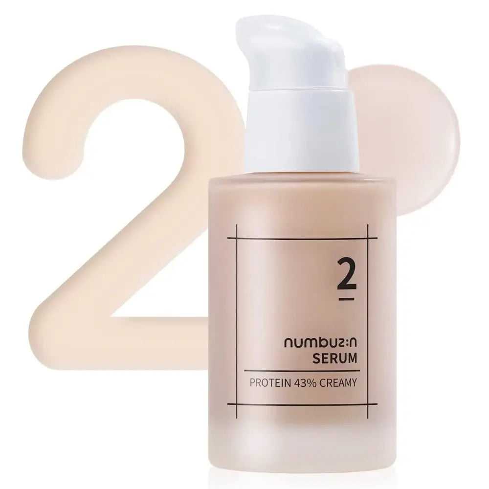 NUMBUZIN Nr.2 Protein Feuchtigkeitscreme Serum 43% Protein - Intensive Reparatur und Feuchtigkeit, 50 ml