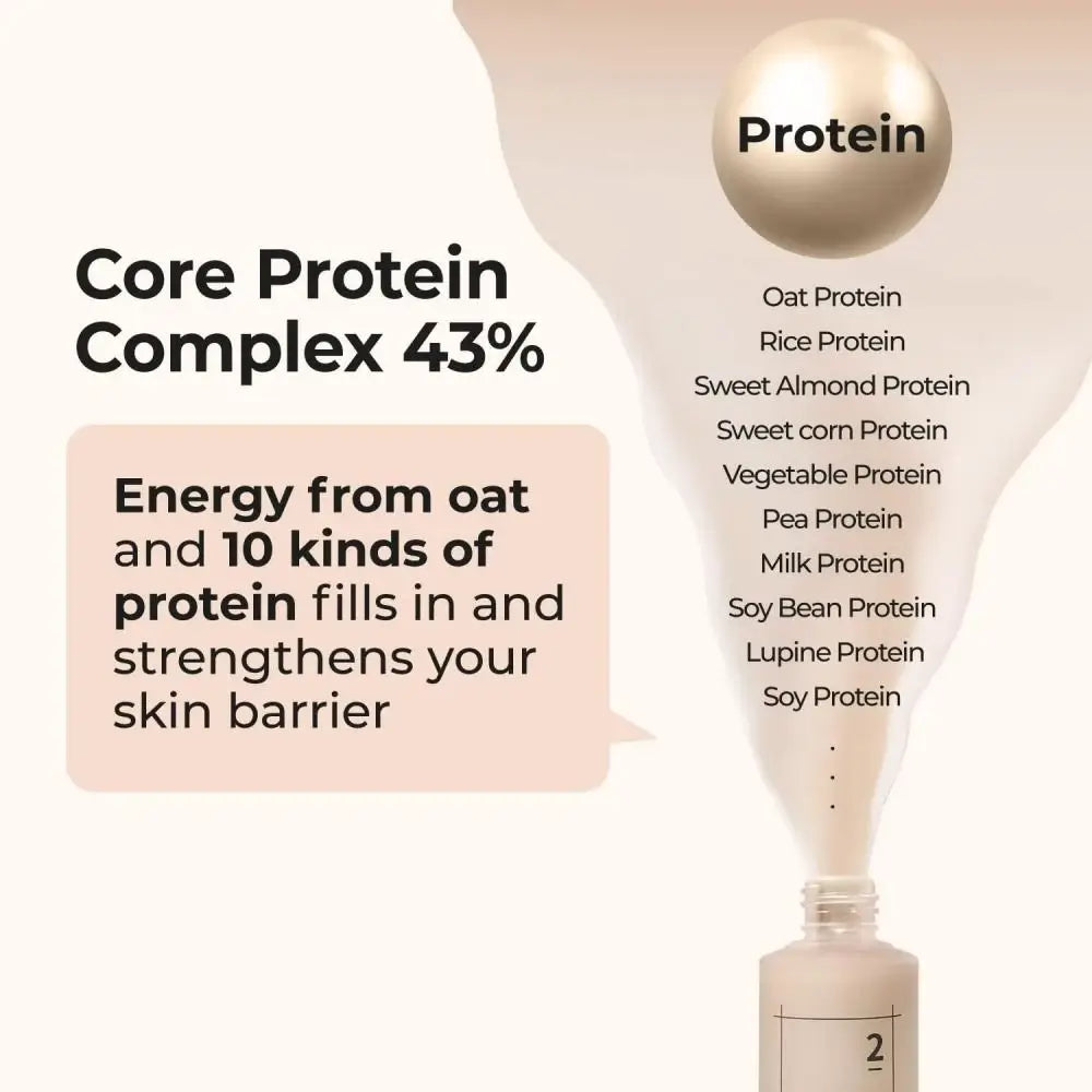 NUMBUZIN Nr.2 Protein Feuchtigkeitscreme Serum 43% Protein - Intensive Reparatur und Feuchtigkeit, 50 ml