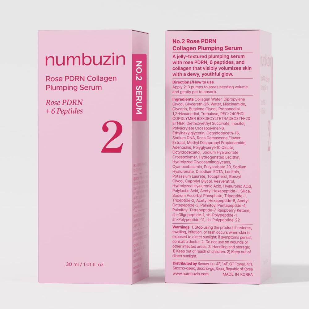 NUMBUZIN No.2 Rose PDRN Collagen Plumping Serum