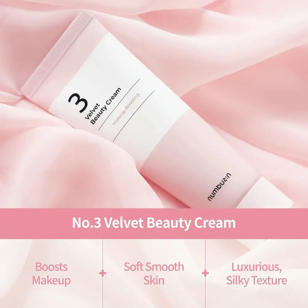 NUMBUZIN Nr.3 Velvet Beauty Gesichtscreme 60 ml - Intensive Feuchtigkeit und samtige Textur