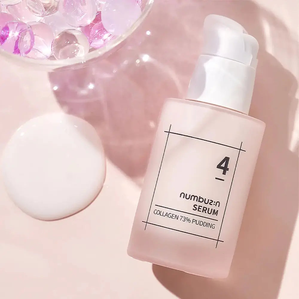 NUMBUZIN Nr.4 Kollagen-Gesichtsserum - Intensive Straffung und Feuchtigkeit mit Kollagen und Hyaluronsäure, 50 ml