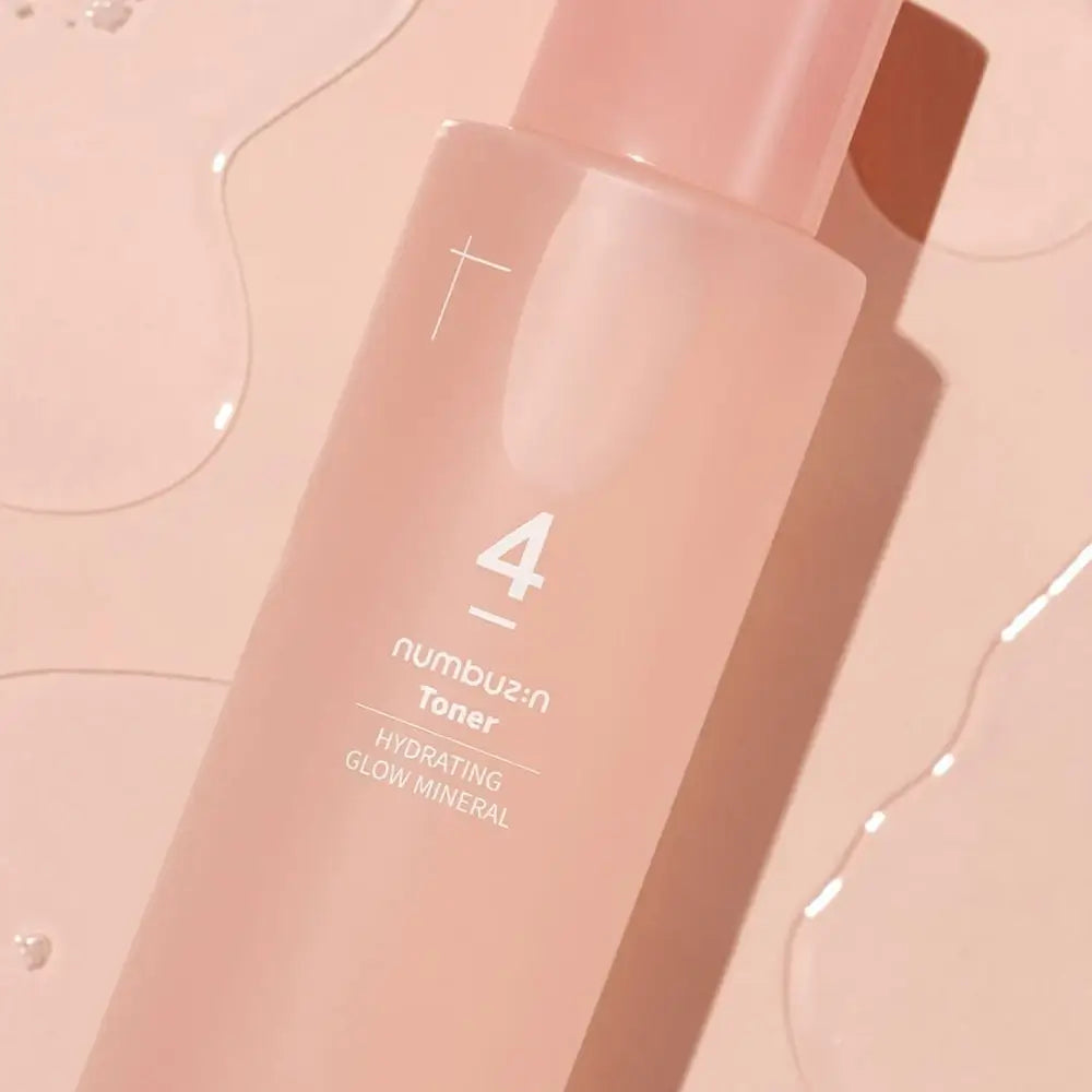 NUMBUZIN Nr.4 Hydrating Glow Toner Mineral Feuchtigkeitsspendend - Intensive Feuchtigkeit und strahlender Glanz, 200 ml
