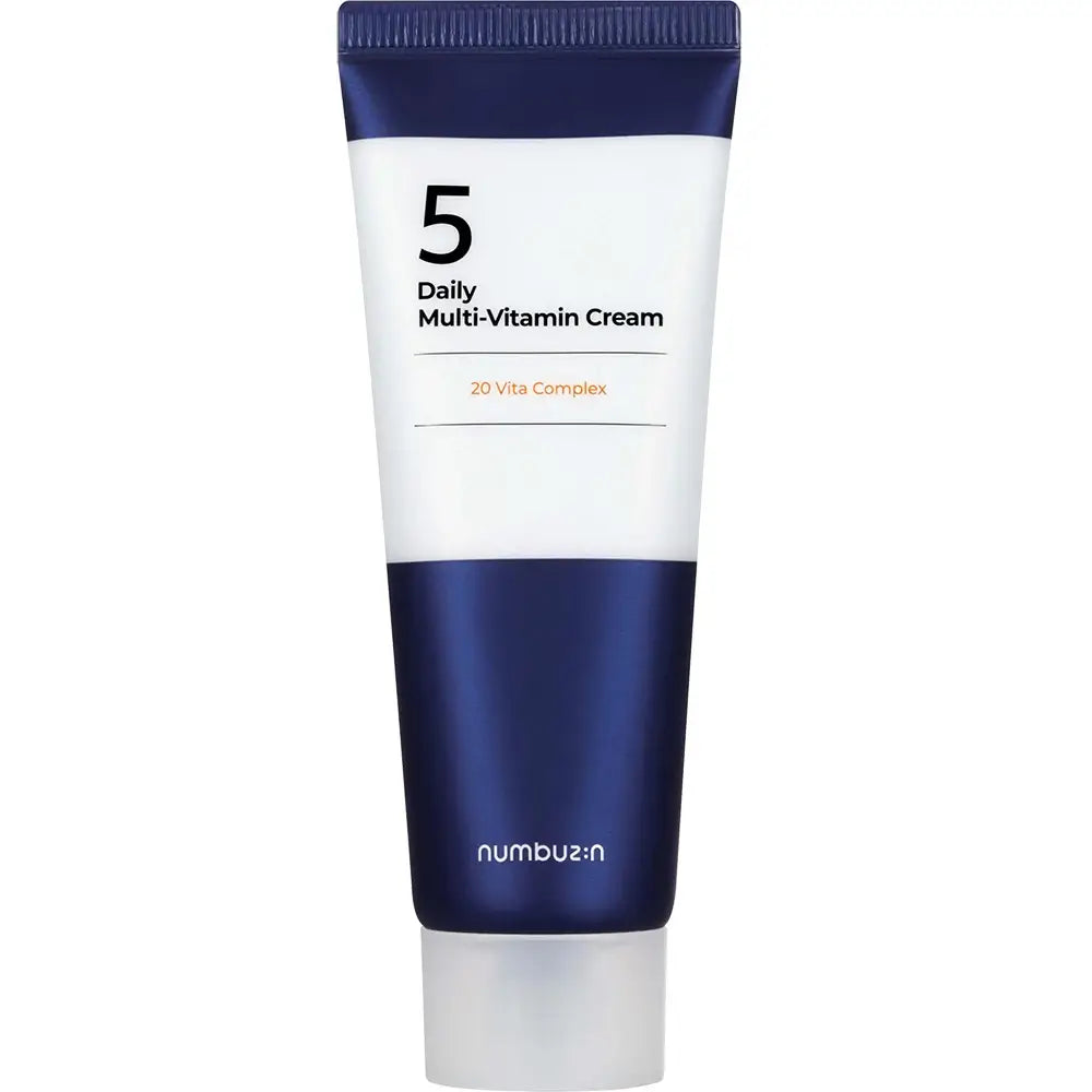 Numbuzin Nr.5 Feuchtigkeitscreme für das Gesicht mit Multivitamin - Antioxidative Feuchtigkeitspflege und Hautaufhellung, 60 ml