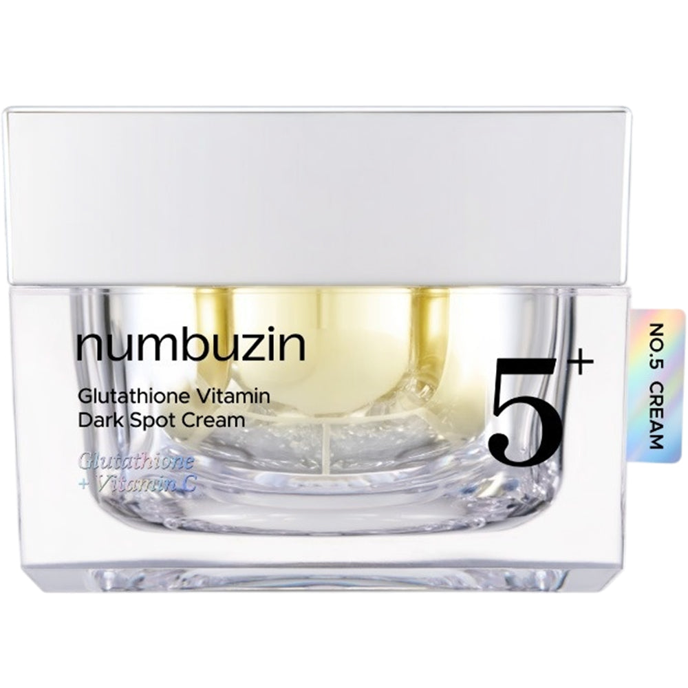 NUMBUZIN No.5 Vitamin Glutathione Dark Spot Laser Cream - Gesichtscreme mit Glutathion und Niacinamid, die hilft, Pigmentflecken zu mildern und die Hautbarriere zu erhalten - 50 ml