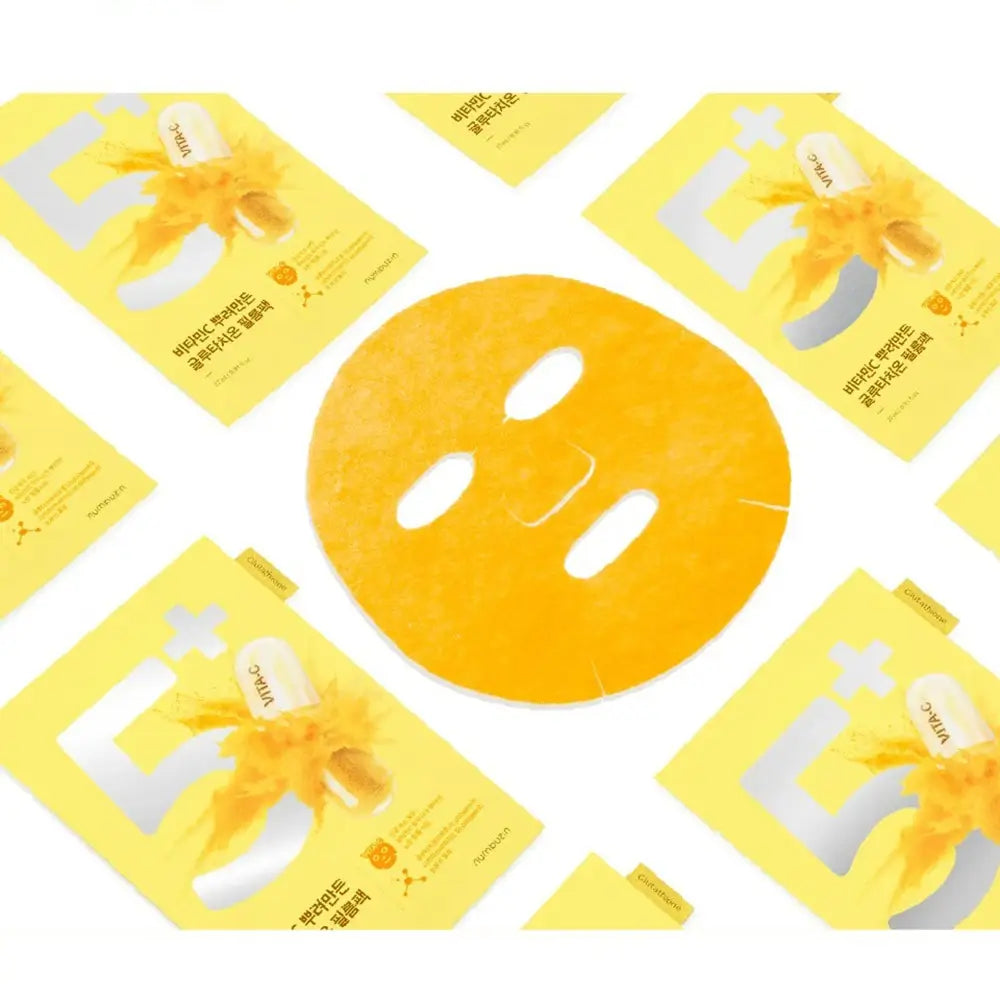 NUMBUZIN Nr.5 Vitamin Spotlight Sheet Mask 27 ml - Helligkeit, Feuchtigkeit und gleichmäßiger Teint, 27 ml