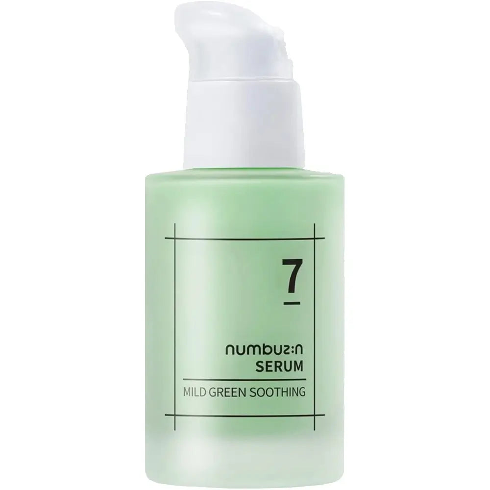 NUMBUZIN Nr.7 Beruhigendes Serum Mild Green - Intensive Feuchtigkeitsversorgung und schnelle Beruhigung, 50 ml