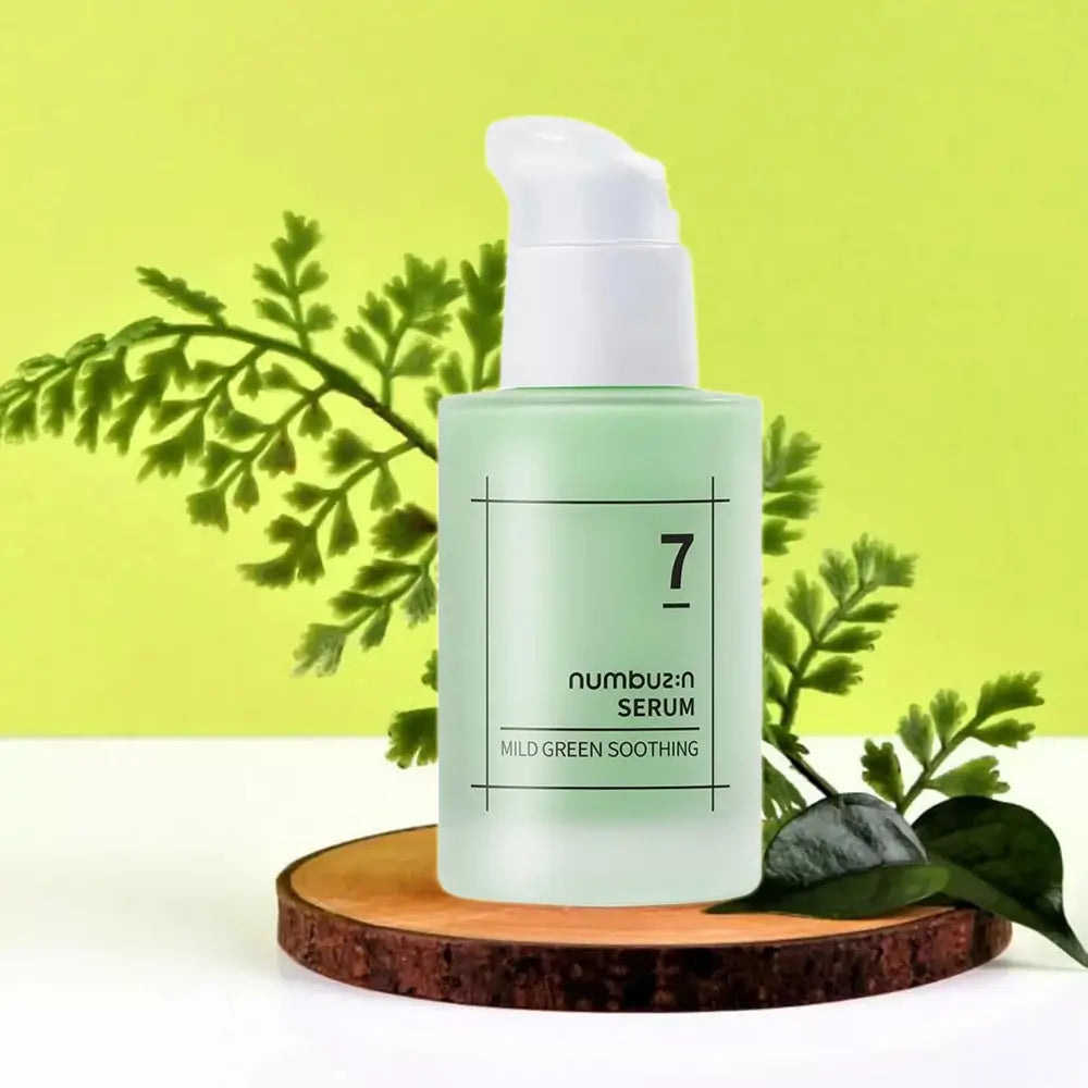 NUMBUZIN Nr.7 Beruhigendes Serum Mild Green - Intensive Feuchtigkeitsversorgung und schnelle Beruhigung, 50 ml