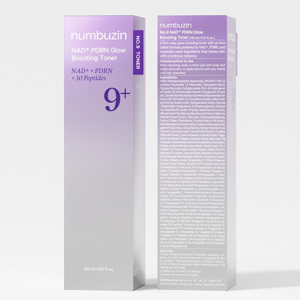 NUMBUZIN No.9+ NAD+PDRN Glow Boosting Toner - 150 ml