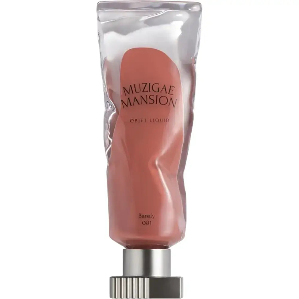 MUZIGAE MANSION Objet Liquid - Lippen-Tönung formuliert mit Hagebuttenöl und Hyaluronsäure-Komplex, die zur Lippenhydratation und zum Komfort beitragen - 6 ml - 001 Barely