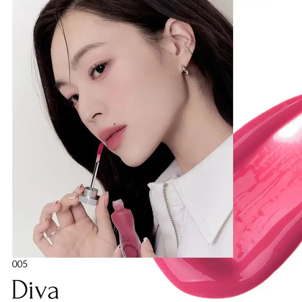 MUZIGAE MANSION Objet Water - Lippen-Tönung mit Hyaluronsäure und Glycerin, für Feuchtigkeit und Komfort - 6 ml - 005 Diva