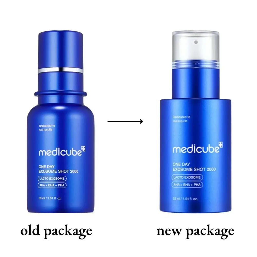 MEDICUBE One Day Exosome Shot Pore Ampoule 2000 - Gesichtsserum mit PHA und Niacinamid zur Verbesserung der Hauttextur und Aufrechterhaltung des natürlichen Gleichgewichts - 30 ml