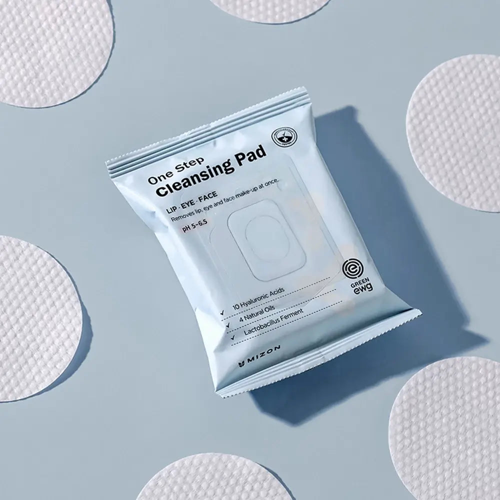 MIZON One Step Reinigungspads - Make-up Entfernung & Feuchtigkeitspflege, 30 Stk
