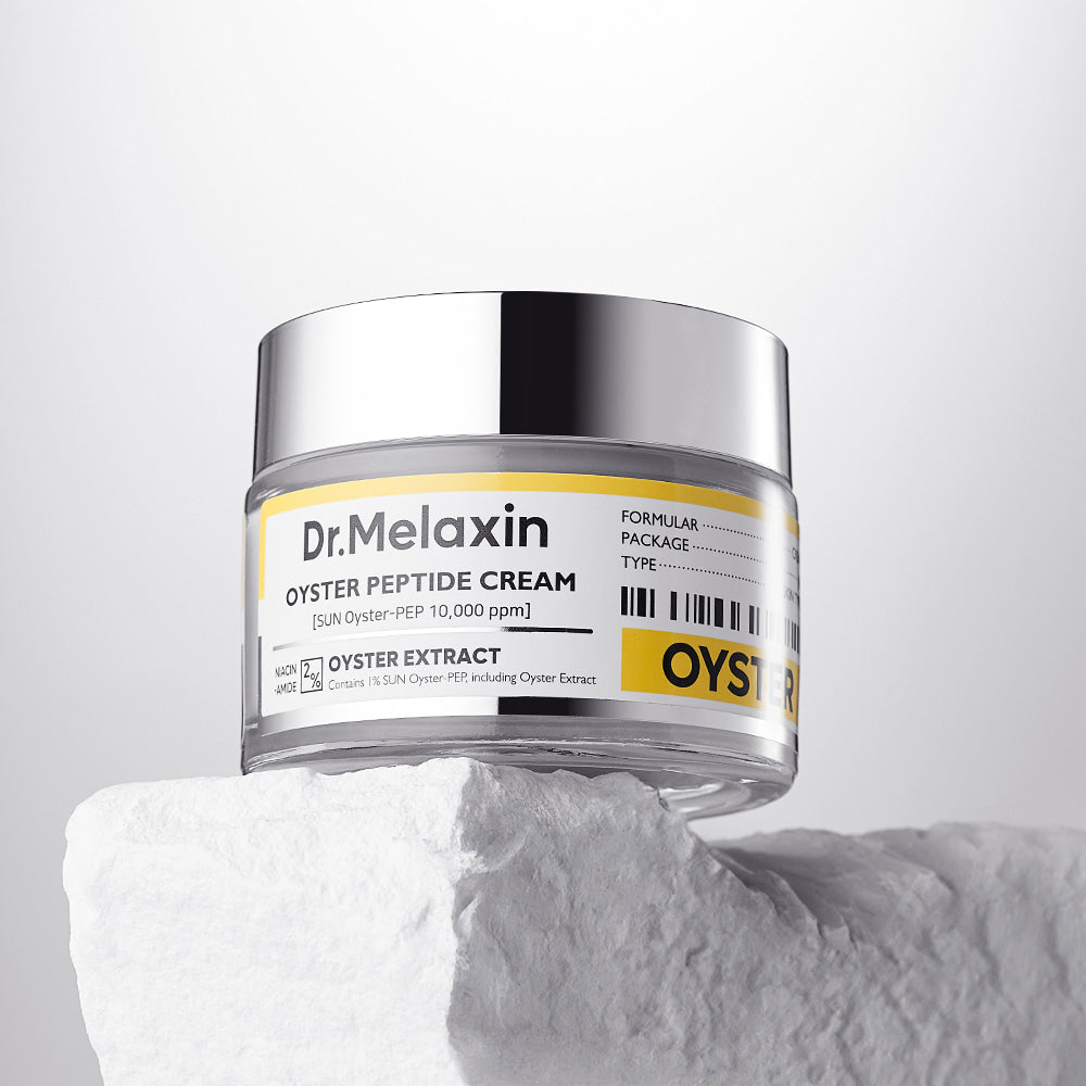 Dr. Melaxin Austern-Peptid-Creme - Gesichtscreme mit Niacinamid und Retinal zur Verbesserung des Hauttons und zur Reduzierung des Erscheinungsbilds von Falten - 50 ml