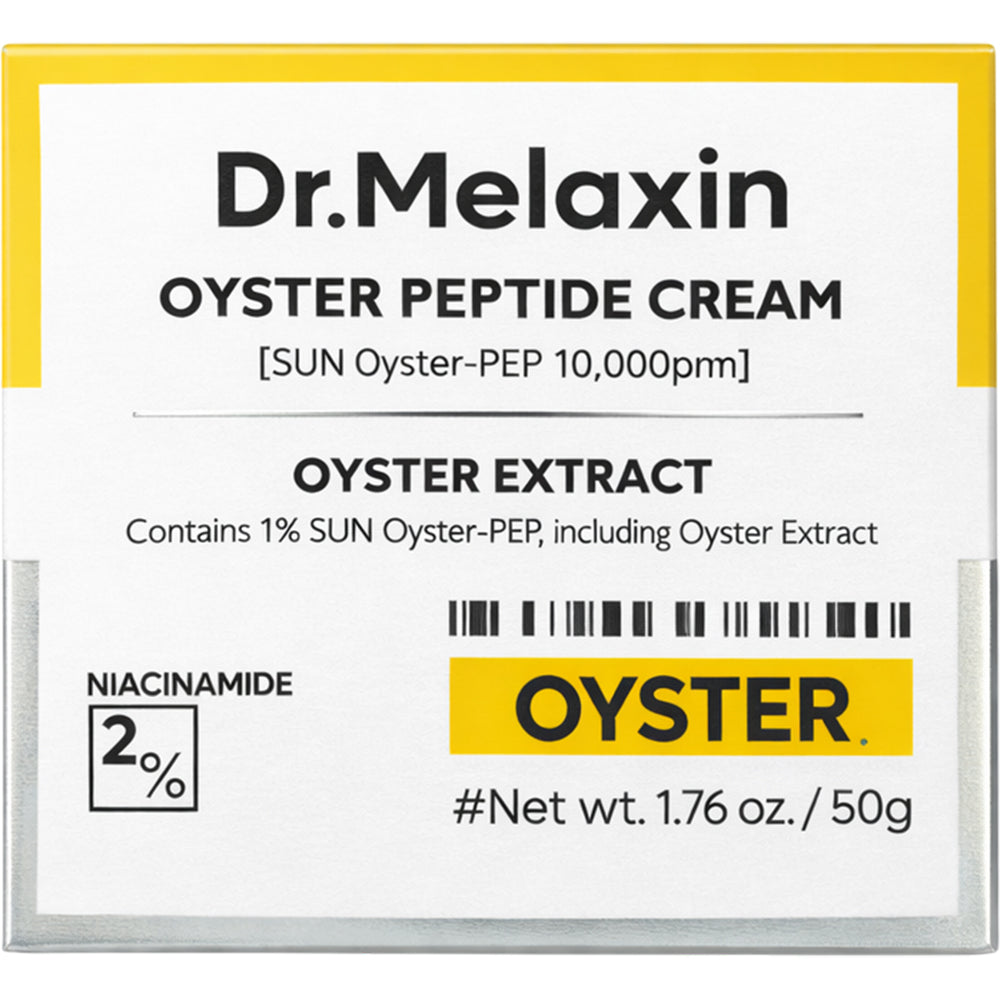 Dr. Melaxin Austern-Peptid-Creme - Gesichtscreme mit Niacinamid und Retinal zur Verbesserung des Hauttons und zur Reduzierung des Erscheinungsbilds von Falten - 50 ml