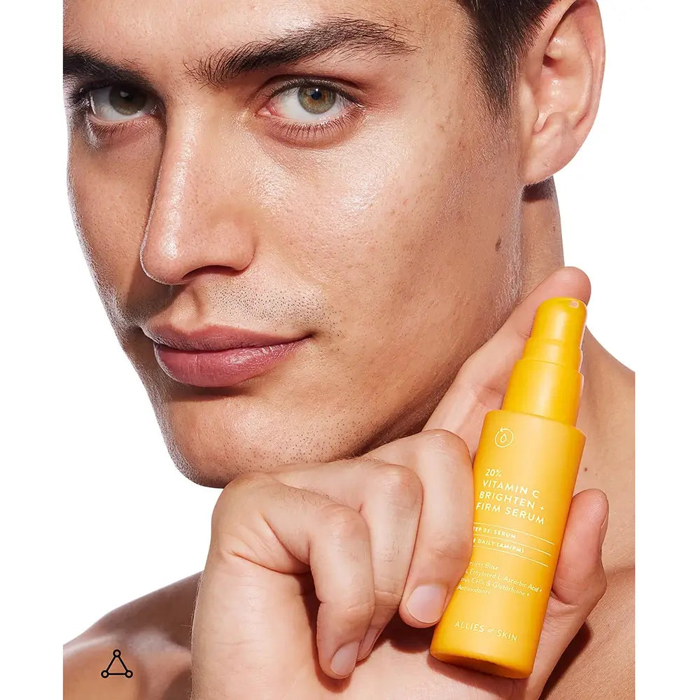 Verpackung des Brighten & Firm Serums von Allies of Skin

