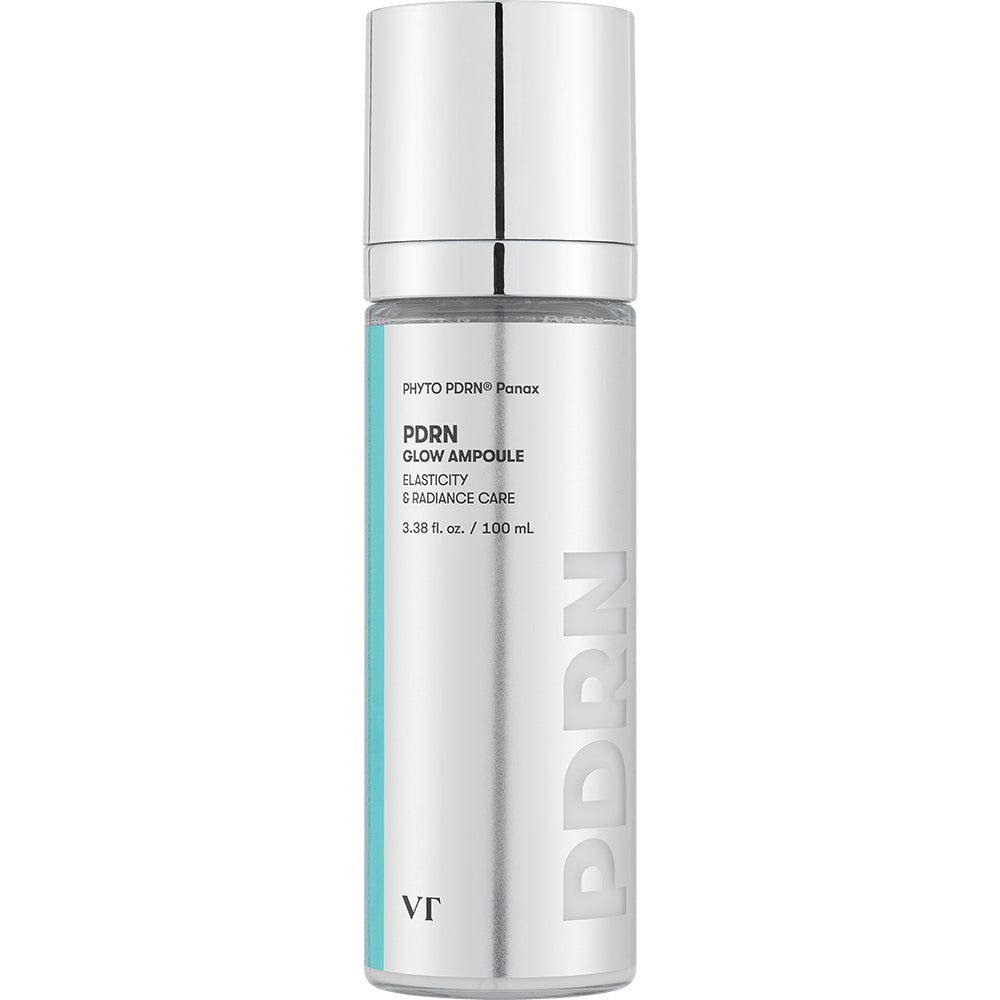 VT COSMETICS PDRN Glow Ampoule - Serum zur Hautaufhellung mit pflanzlichem PDRN aus koreanischem Wildginseng und Ceramidenkomplex, für Feuchtigkeitszufuhr und Stärkung der Hautbarriere - 100 ml
