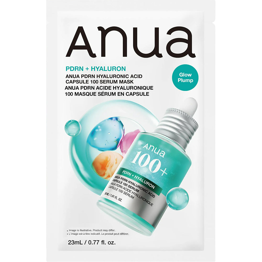 PDRN Hyaluronsäure Kapsel 100 Serum Maske Feuchtigkeitsspendende und aufhellende Gesichtsmaske 23 ml