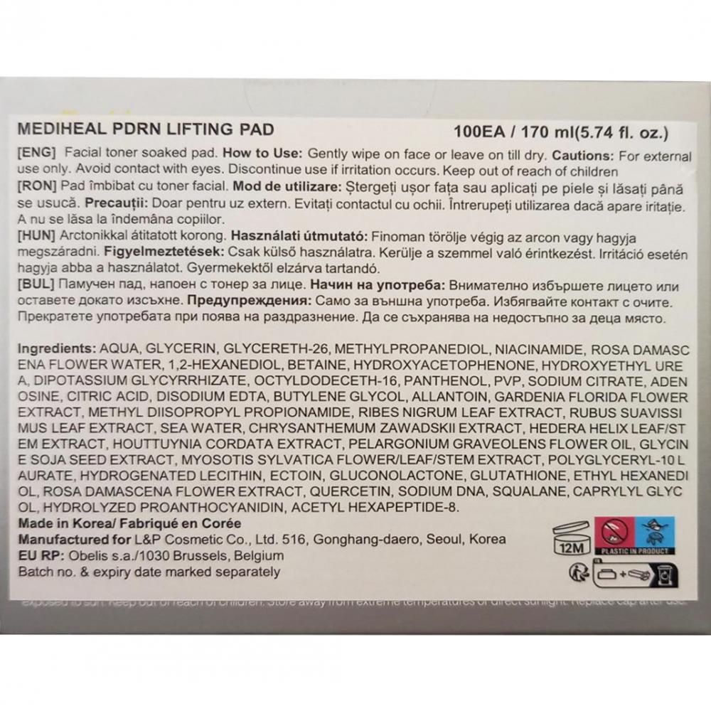 MEDIHEAL PDRN Lifting-Pad, 100 Stk.