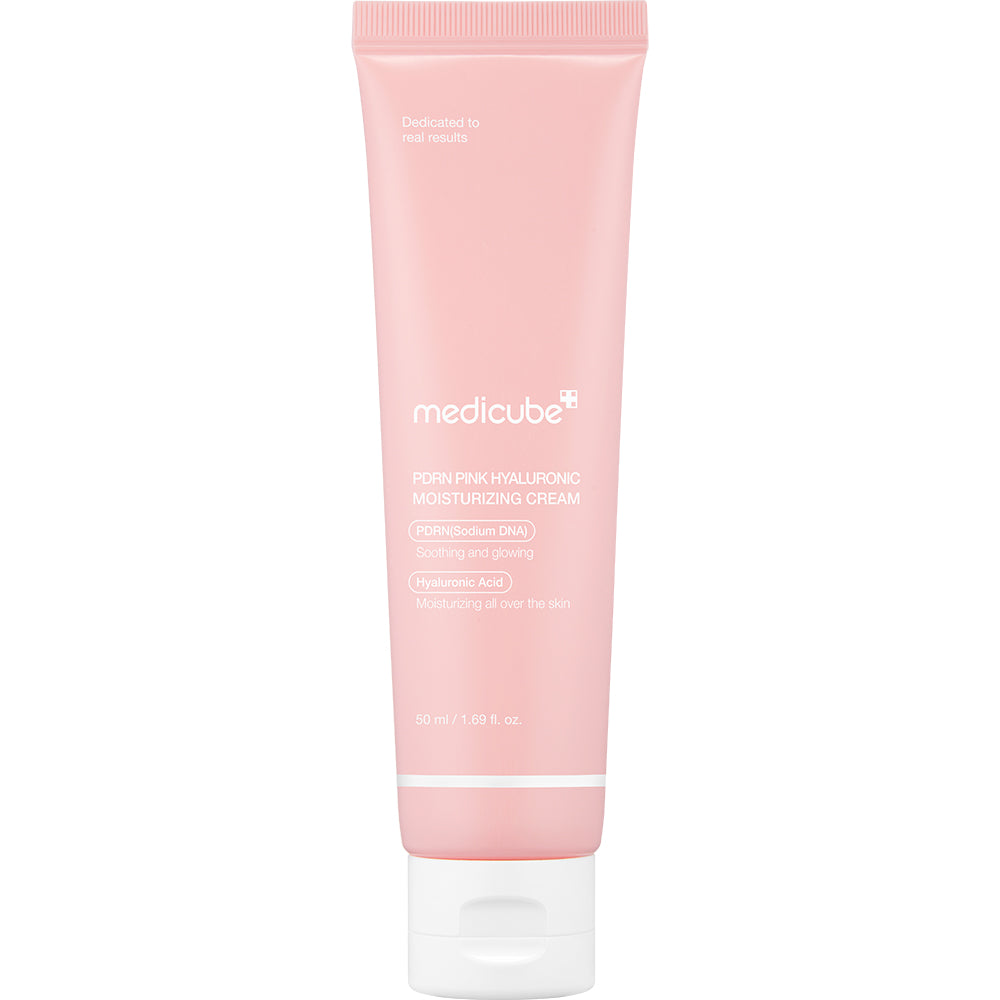 MEDICUBE PDRN Hyaluronsäure Feuchtigkeitscreme mit PDRN aus Lachs - für Feuchtigkeit und gleichmäßigen Teint, 50 ml