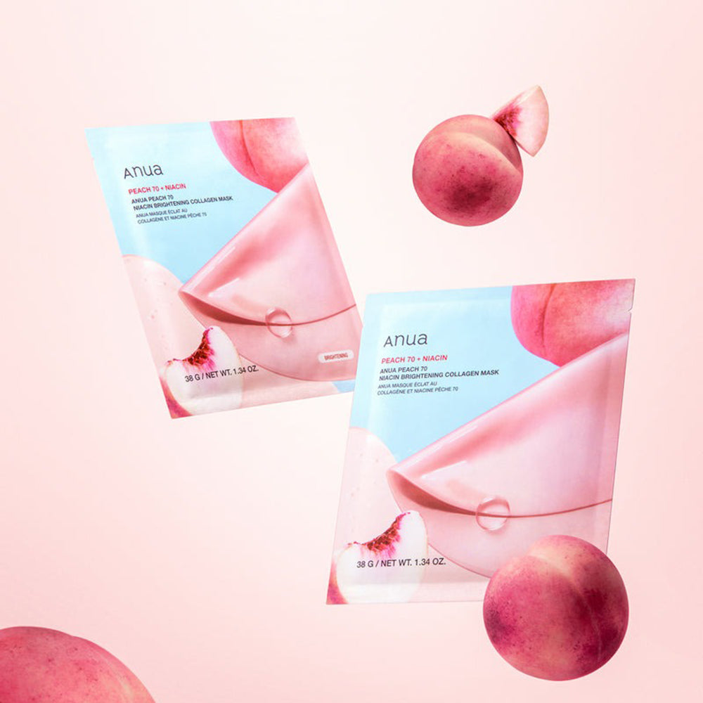 ANUA Peach 70 Niacin-Aufhellende Kollagenmaske