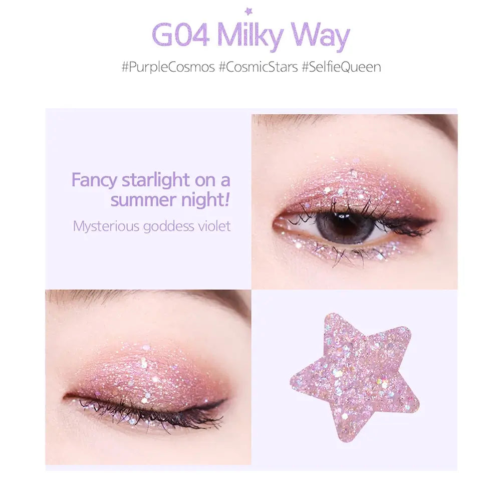 Pearlvely I Glitter Lidschatten G04 Milky Way 2 gr