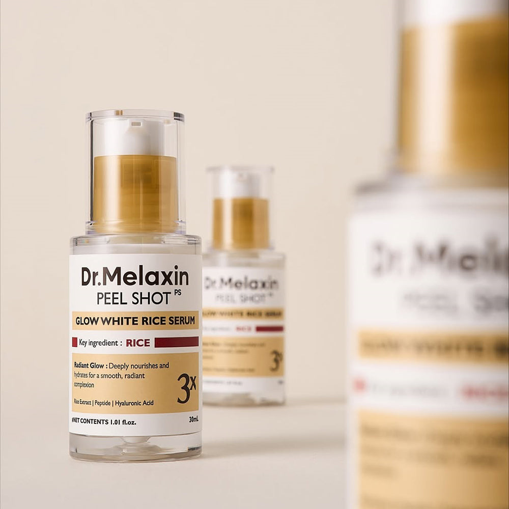 Dr. Melaxin Peel Shot Reissirum - Gesichtsserum mit Niacinamid und Hyaluronsäure zur Feuchtigkeitsversorgung und für einen strahlenden, ebenmäßigen Teint - 30 ml