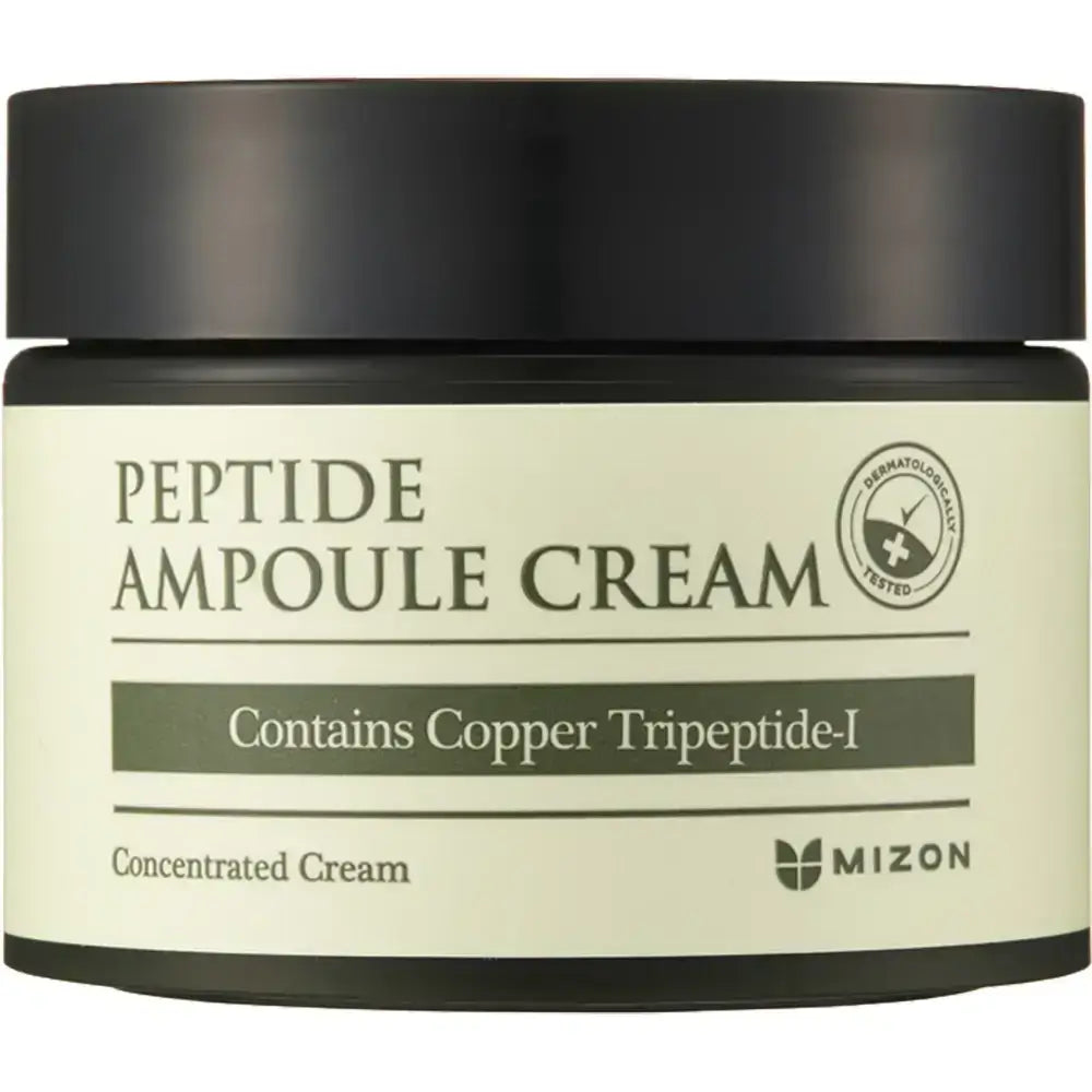 Mizon Peptid-Ampullencreme - Straffung und Feuchtigkeit mit Peptiden und Adenosin, definiert Gesichtskonturen neu, 50ml