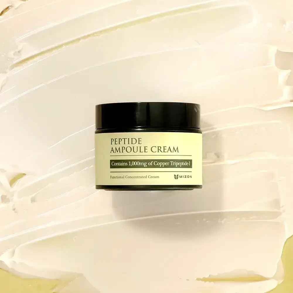 Mizon Peptid-Ampullencreme - Straffung und Feuchtigkeit mit Peptiden und Adenosin, definiert Gesichtskonturen neu, 50ml