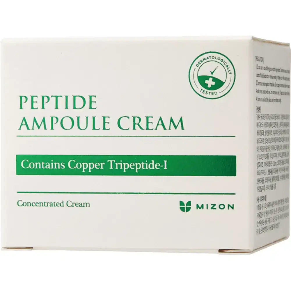 Mizon Peptid-Ampullencreme - Straffung und Feuchtigkeit mit Peptiden und Adenosin, definiert Gesichtskonturen neu, 50ml