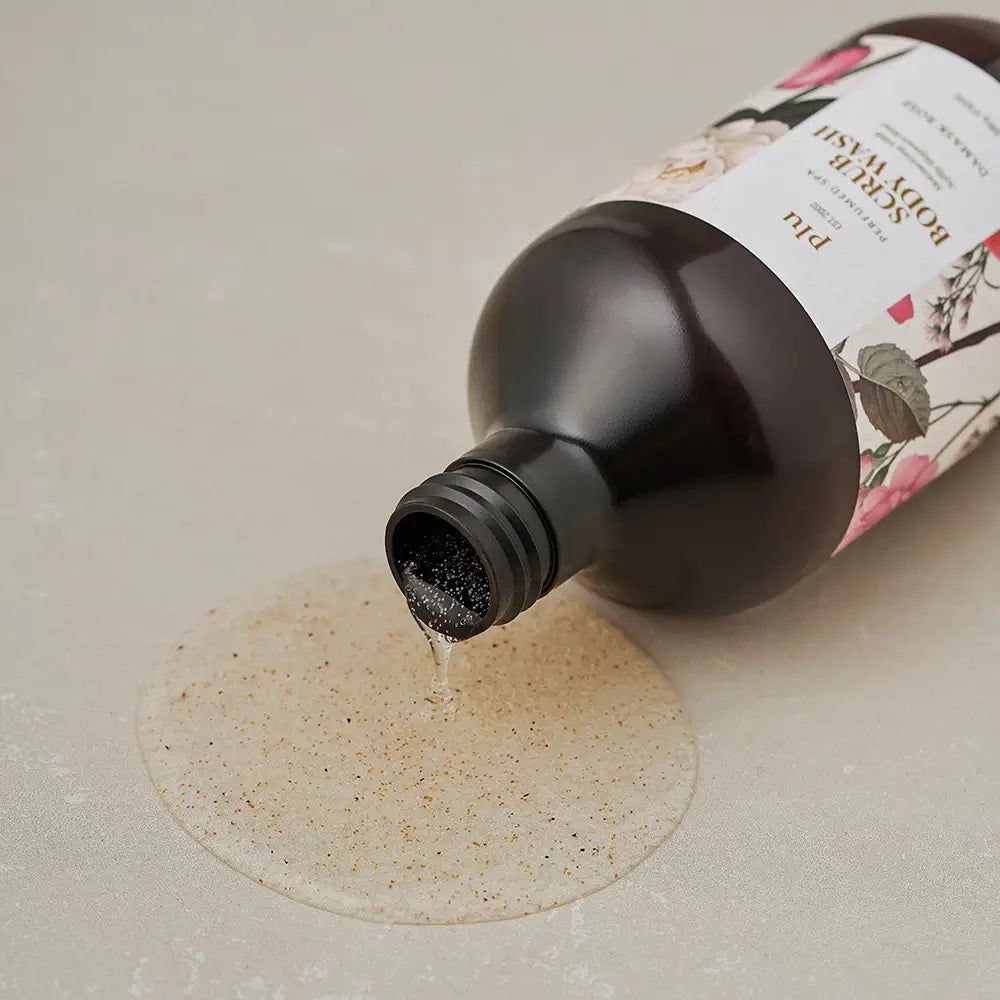PLU "Perfumed Spa Damask Rose" - Duschgel mit Meersalz und Hyaluronsäure