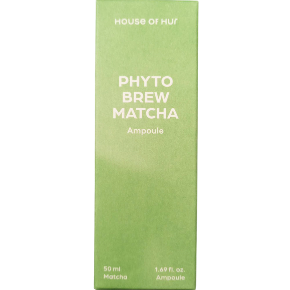 HOUSE OF HUR Phyto Brew Matcha Ampoule - ser de fata bifazic formulat cu Hadong matcha si peptide biomimetice, care contribuie la hidratarea pielii si la mentinerea echilibrului pielii - 50 ml