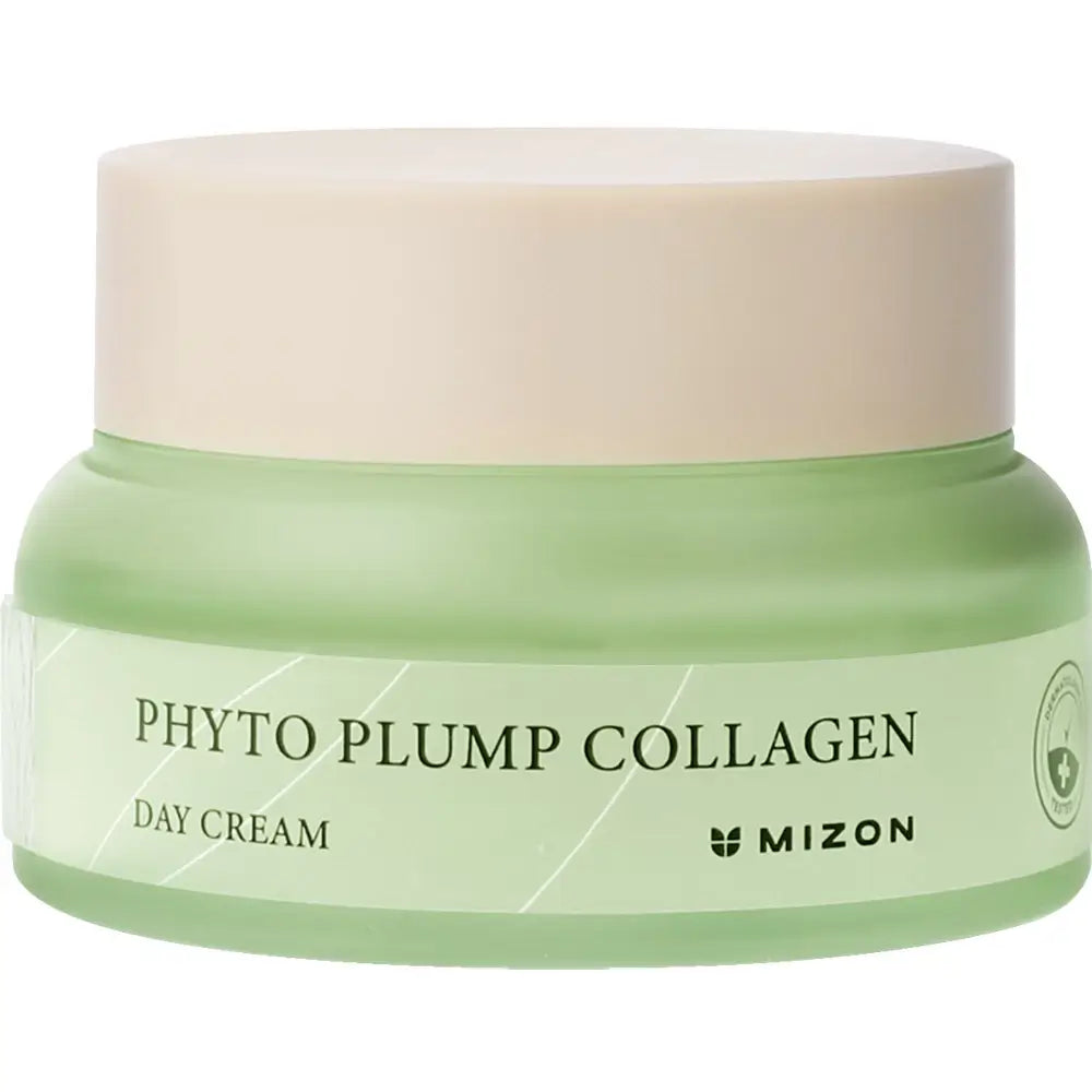 MIZON Phyto Plump Kollagen Tagescreme - Gesichtspflege angereichert mit Niacinamid und Panthenol zur Hautfeuchtigkeit und Hautkomfort - 50 ml