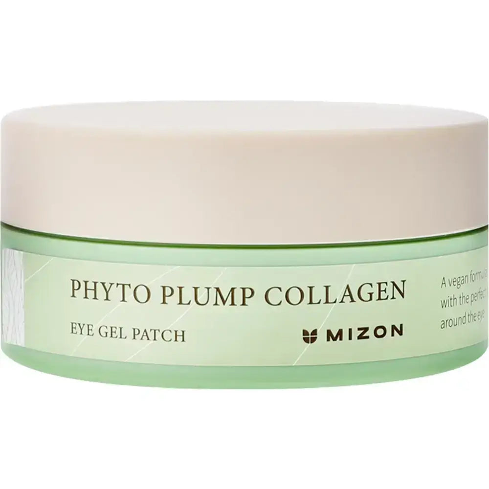 MIZON Phyto Plump Collagen Eye Gel Patch - Augenpads mit Hyaluronsäure und Centella Asiatica Extrakt zur Hautfeuchtigkeit und Linderung von Reizungen - 60 Stück